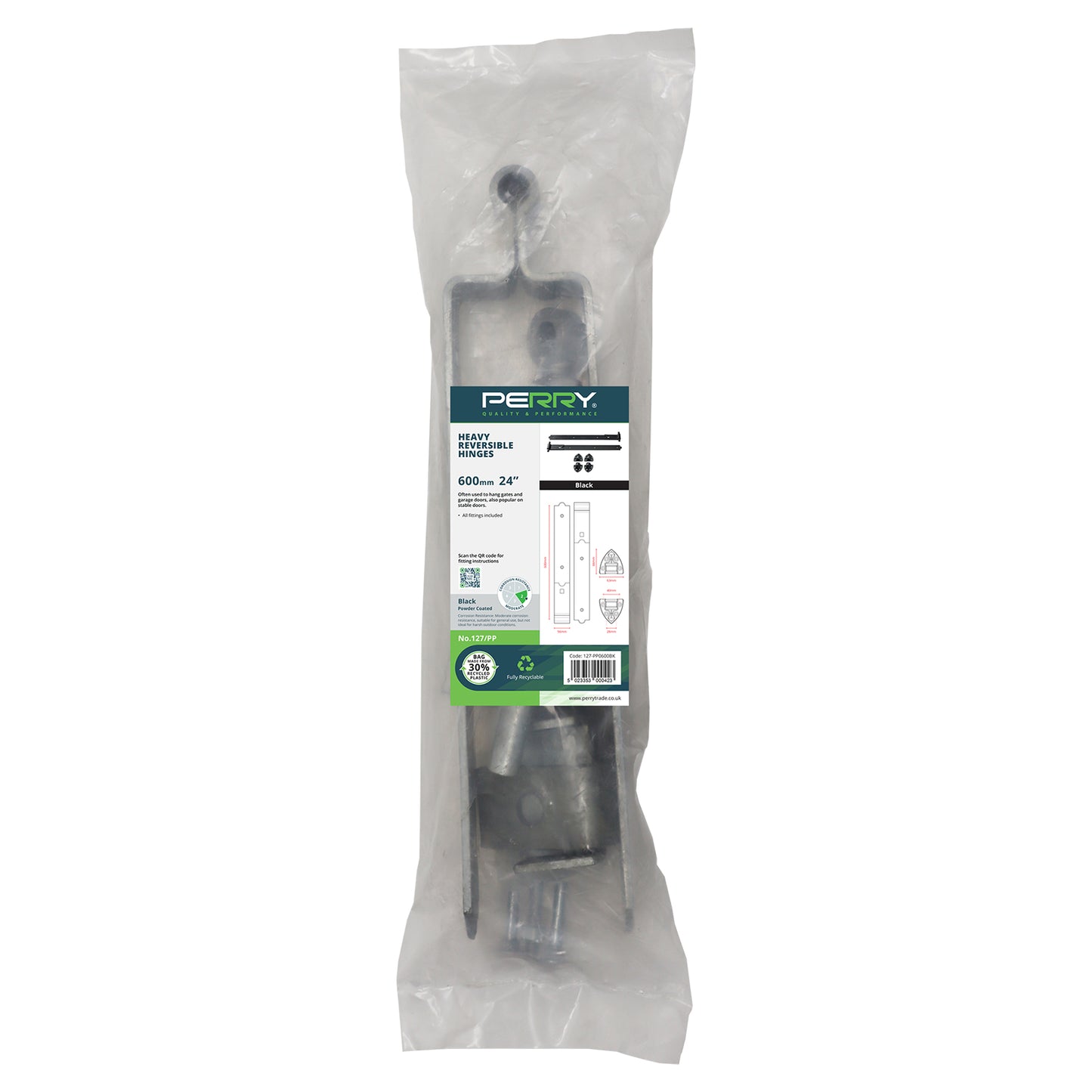 No.127/PP Heavy Reversible Hinges - PERRYPACK