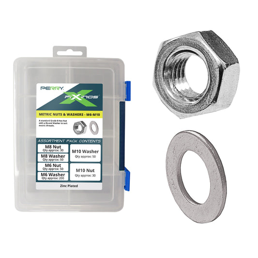 No.1719/AST Metric Nuts & Washers (DIN 934/125-A) - Assortment Pack