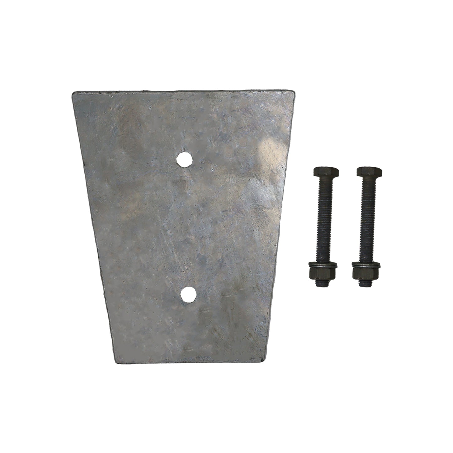No.2170/PLATE QuickClip Metal Fencing System - Breast/Thrust Plate with 2 Bolts