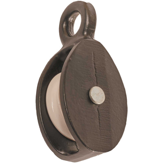 No.261 Single Awning Cast Pulley - Nylon Wheel