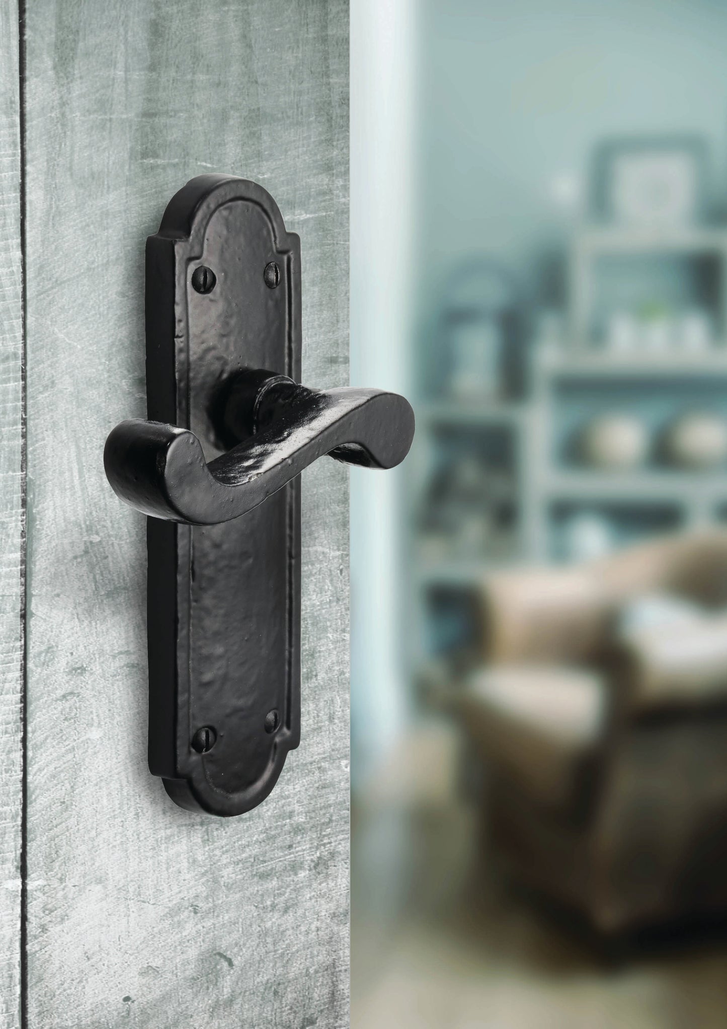 172mm x 48mm No.4020 Old Hill Ironworks Laverton Suite Lever Latch Handles