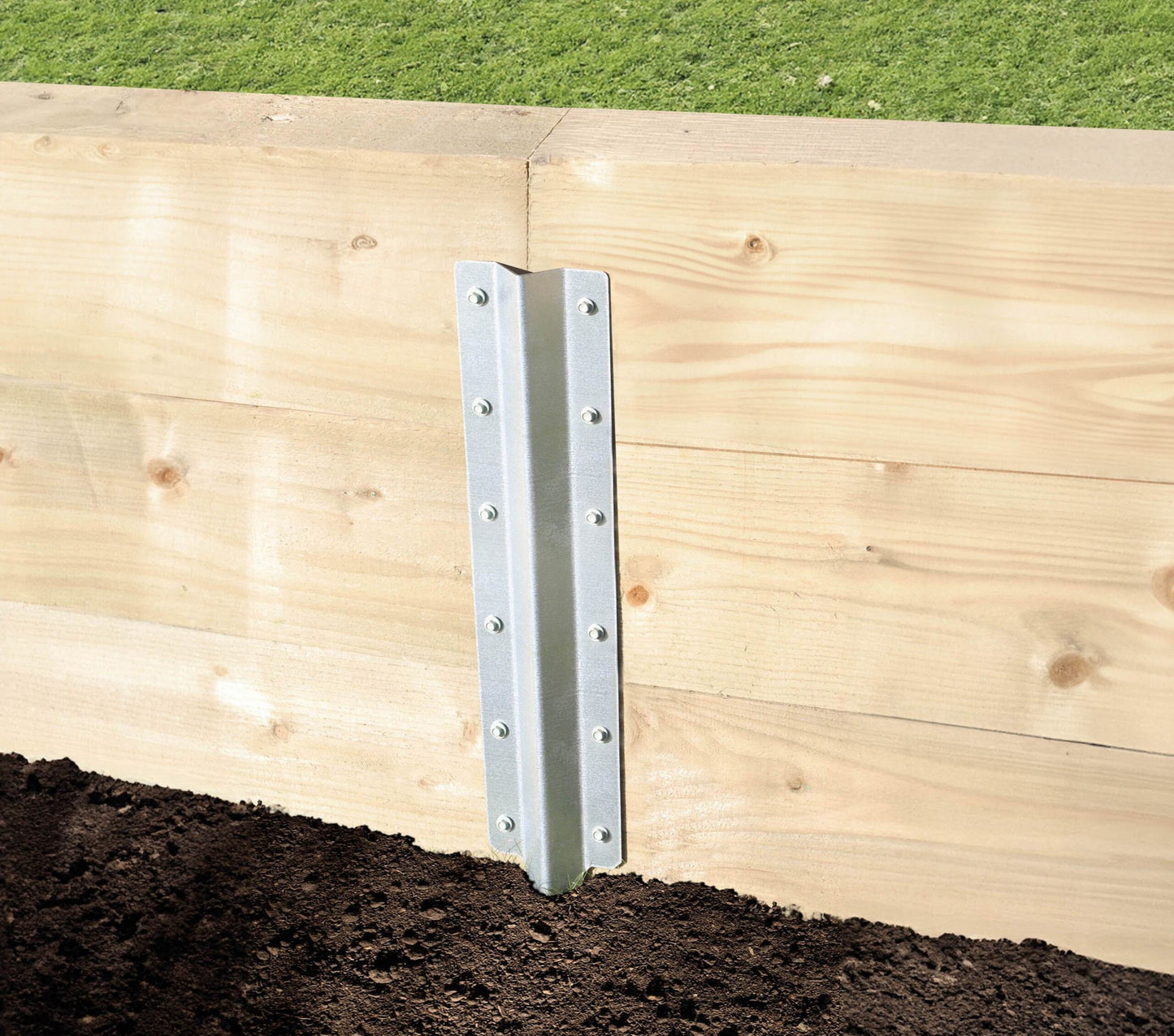 No.4736/S SleeperSecure Stainless Steel (A2/304) Triple Sleeper Straight Support Spike