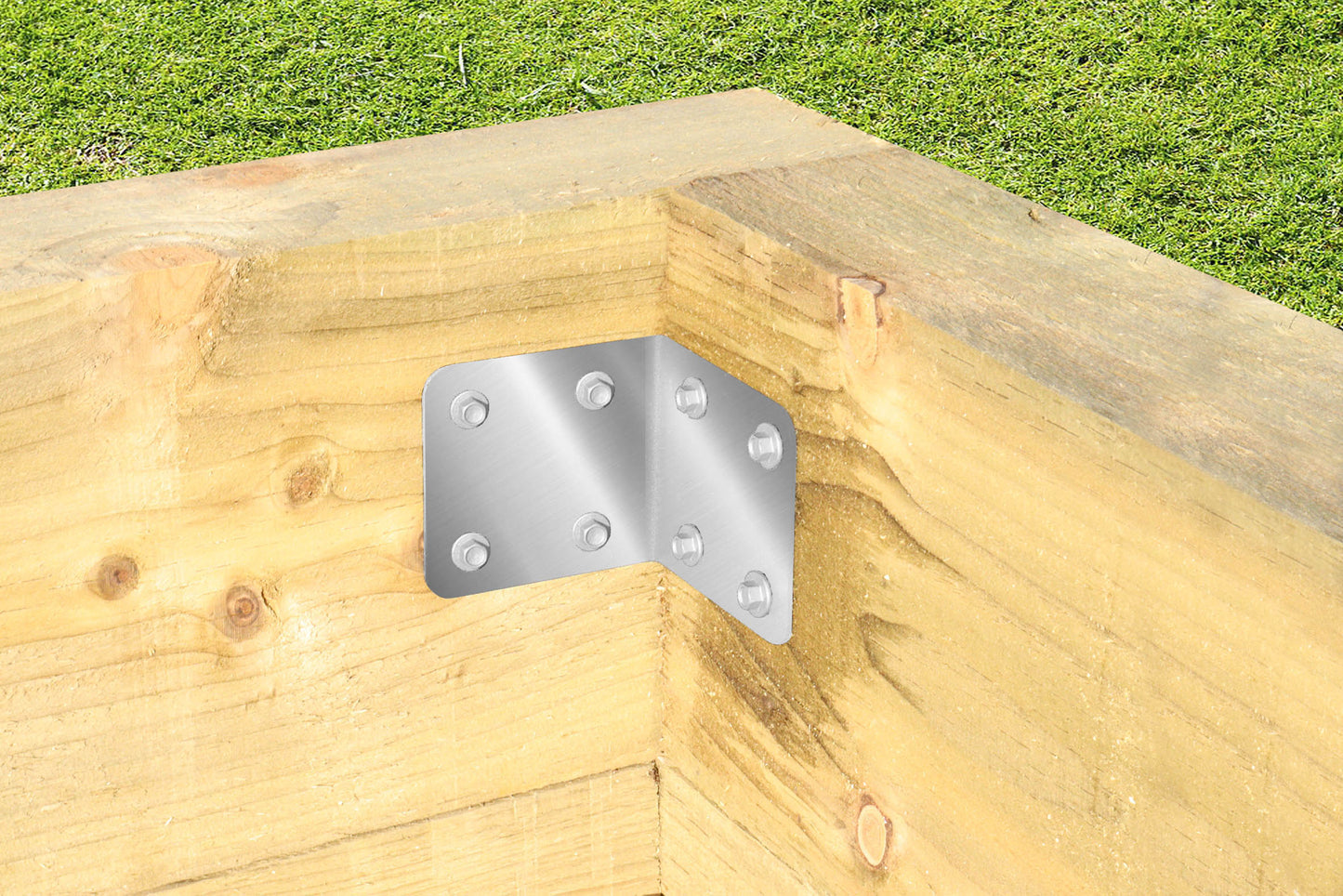 No.4717/S SleeperSecure Stainless Steel (A2/304) Internal Sleeper Corner Support Bracket