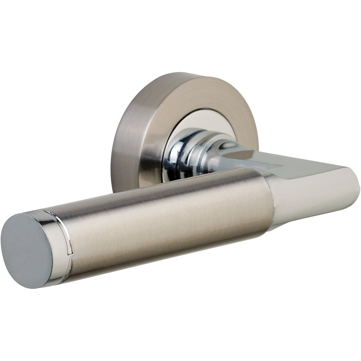 118mm No.5204 Vision Auriga Designer Lever Handles on 52mm Round Rose