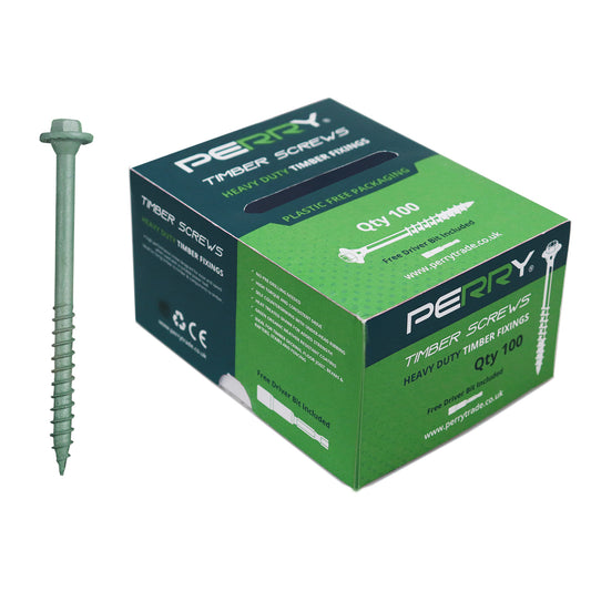 No.6016 Timber Screws - Hex Head