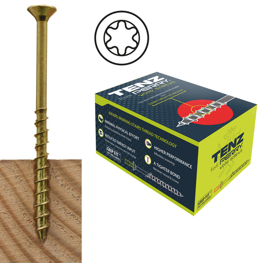 No.6090 TENZ from Perry High Performance Wood Screws - Torx Head