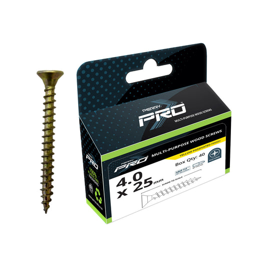 No.6093/PP Perry Pro Multi-Purpose Wood Screws - Pozi Head - DIY Packs