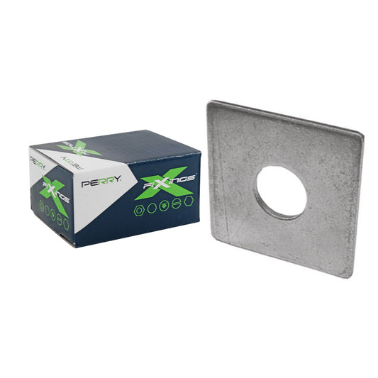 No.6201 Metric Square Plate Washers - Round Hole
