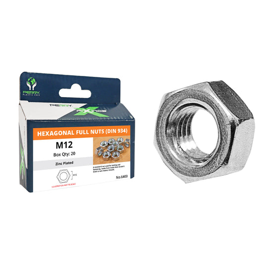 No.6400/PP Grade 8 Metric Hex Full Nuts (DIN 934)