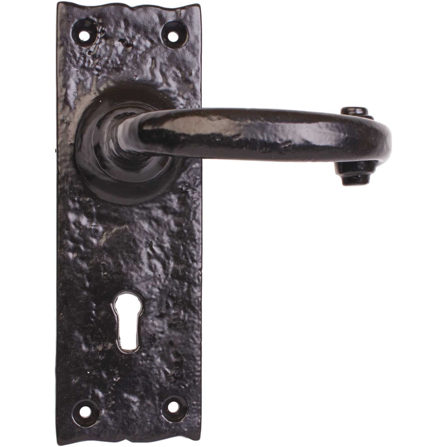 No.723 Antique Lever Lock Handles c/w all Screws