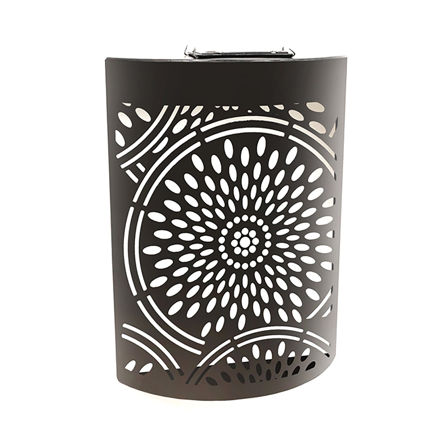 No.PA1052BK Small Metal Curved Moroccan Solar Wall Panel
