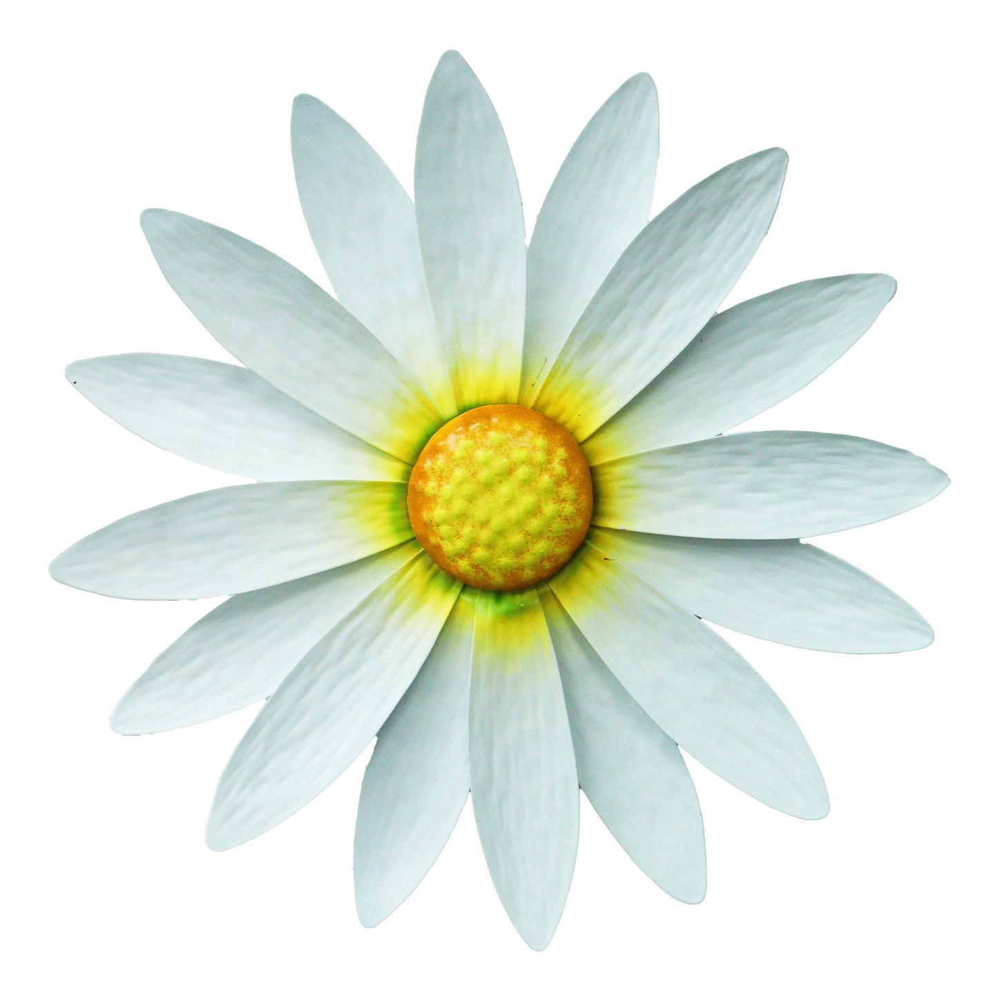 No.PA2543 Large Metal Wall Mounted Daisy White