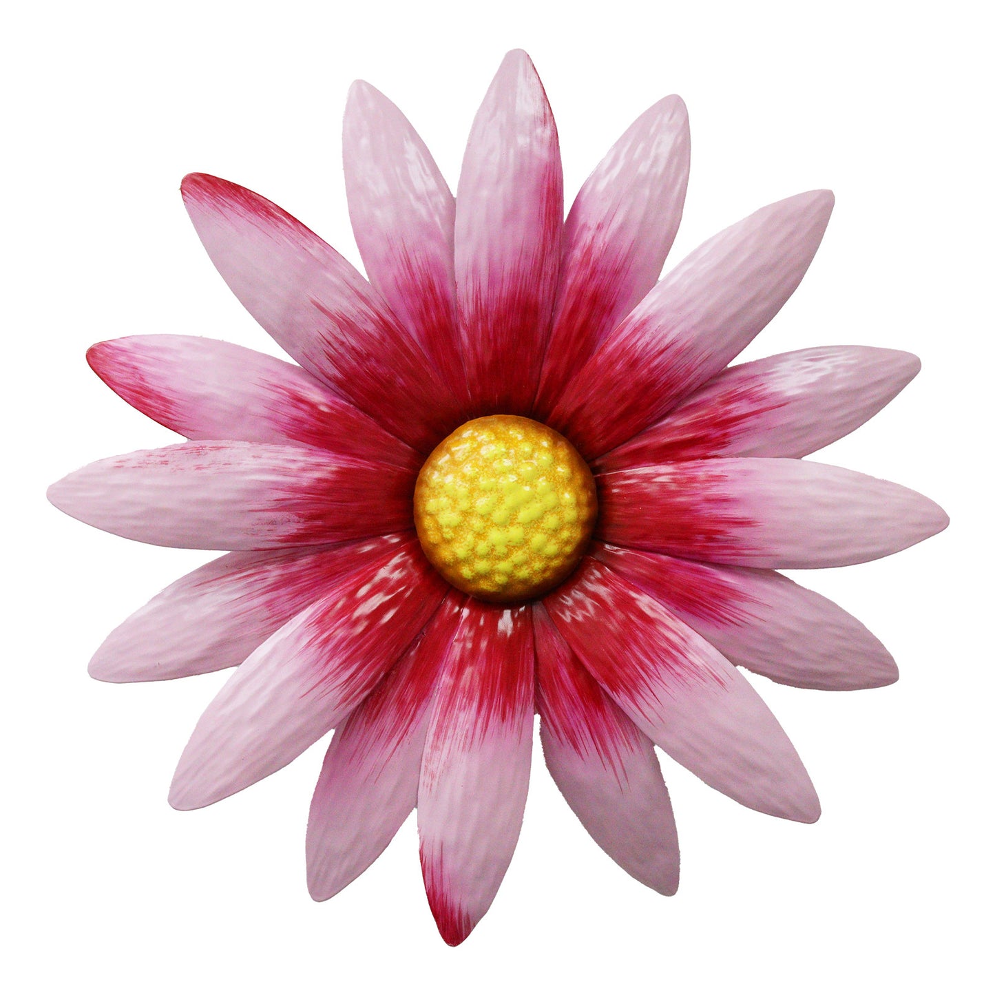 No.PA2544 Large Metal Wall Mounted Daisy Pink