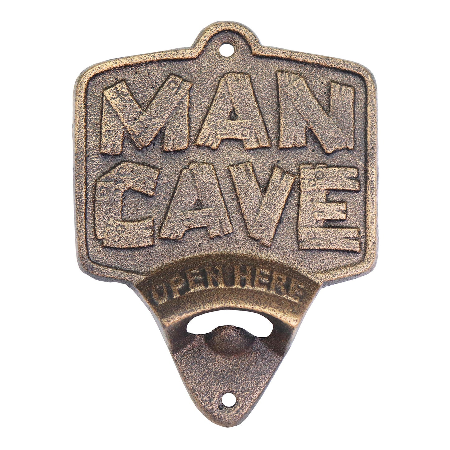 No.PC5803 Cast Iron Wall Mounted Bottle Opener 'Man Cave'