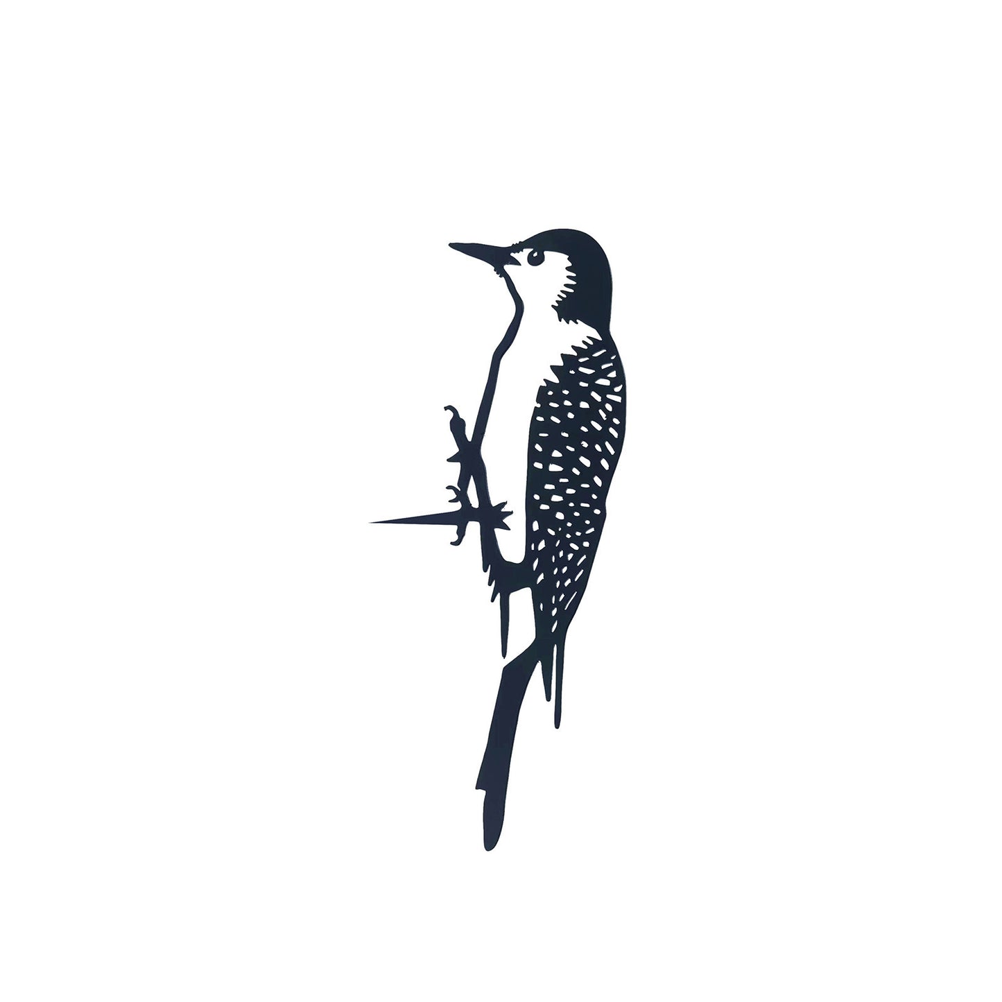 No.PF1005 Metal Woodpecker Tree Silhouette