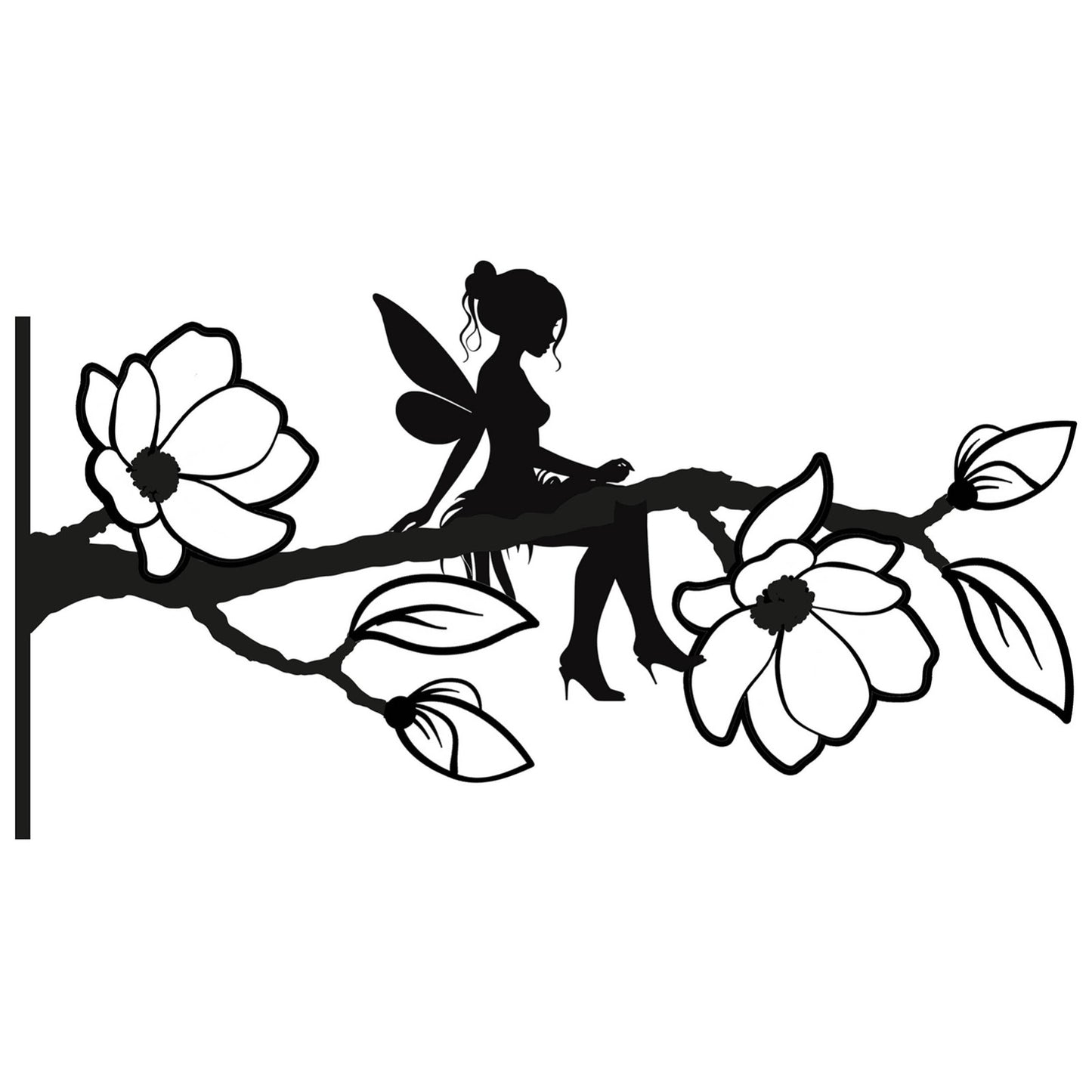 No.PF1101 Metal Fairy Tree Silhouette