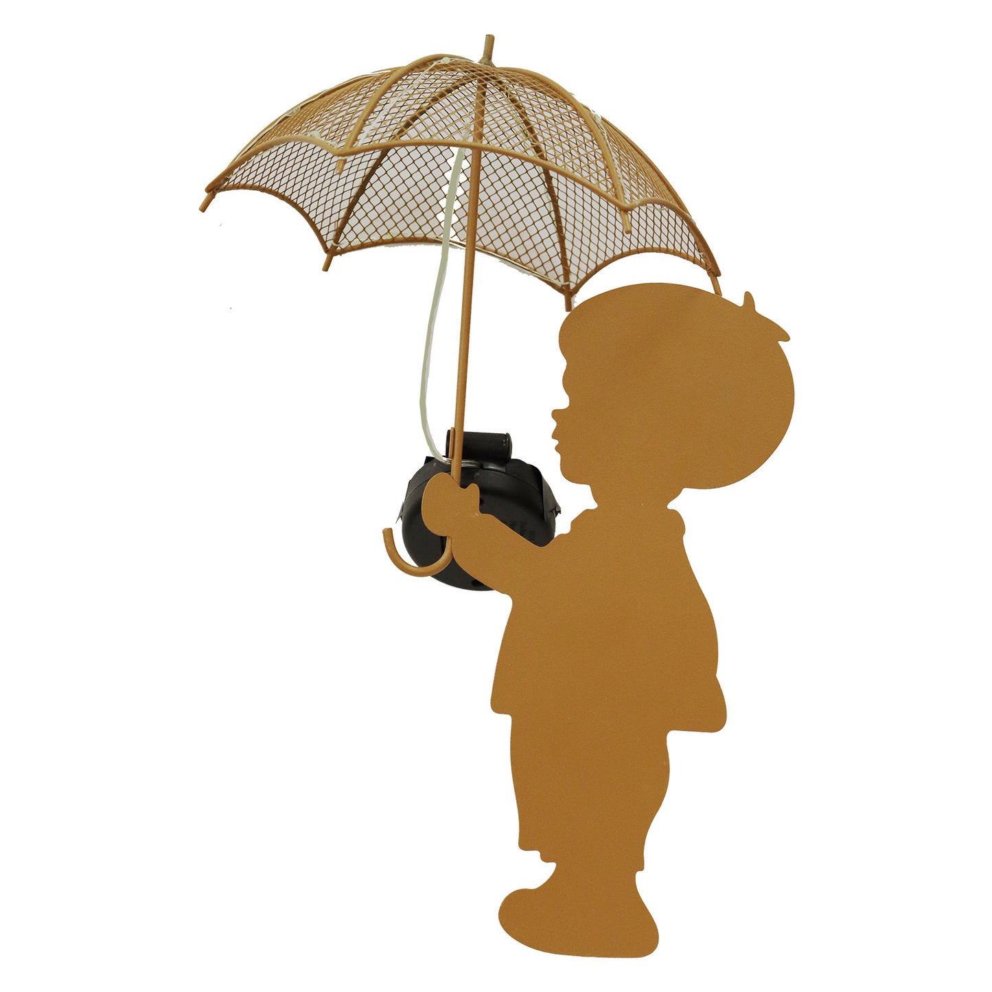 No.PF2521R Boy Silhouette with Solar Umbrella
