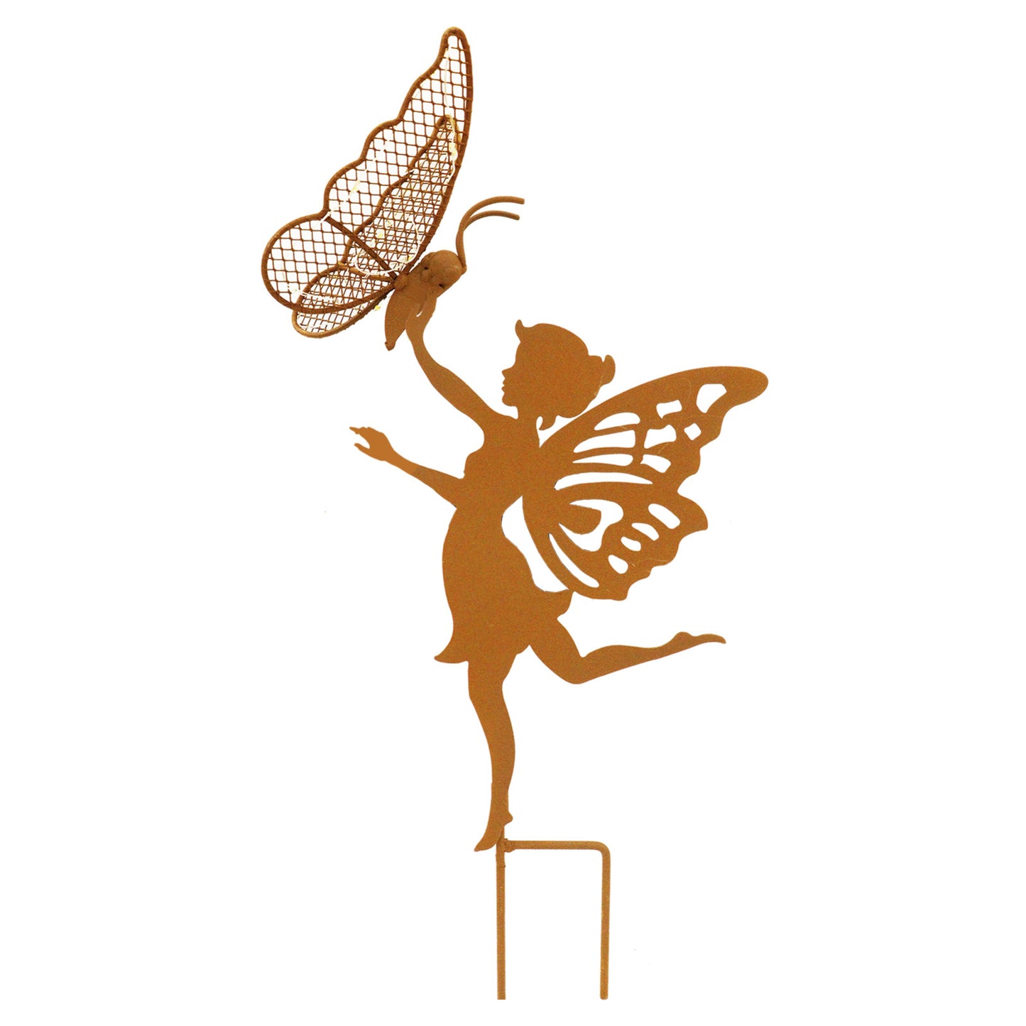No.PF2523R Fairy Silhouette with Solar Butterfly