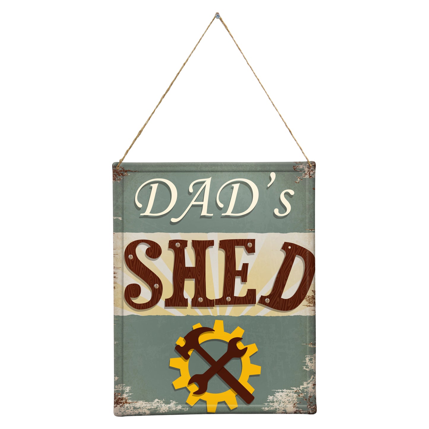 No.PH1002 Dad's Shed Metal Wall Sign