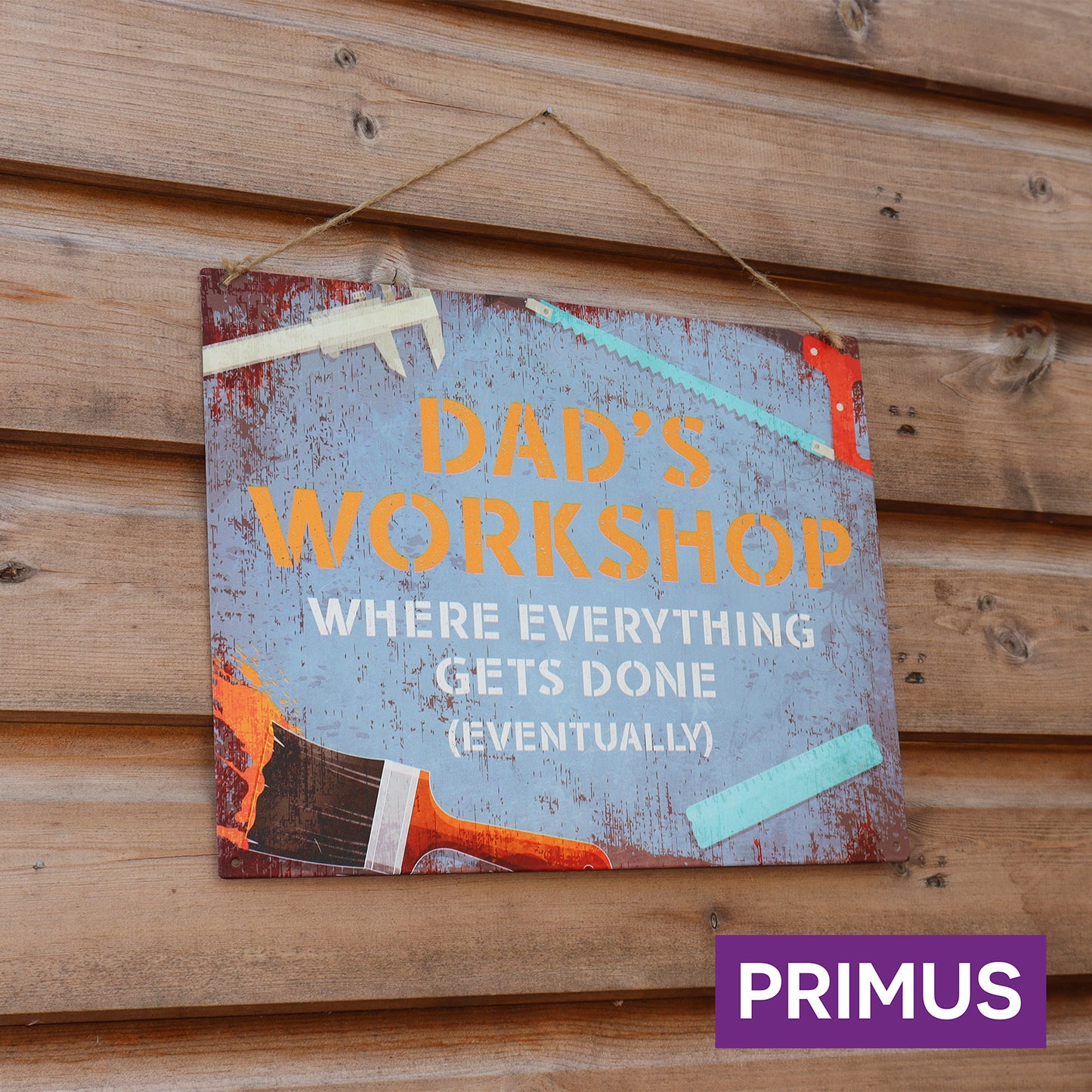 No.PH1003 Dad's Workshop Metal Wall Sign
