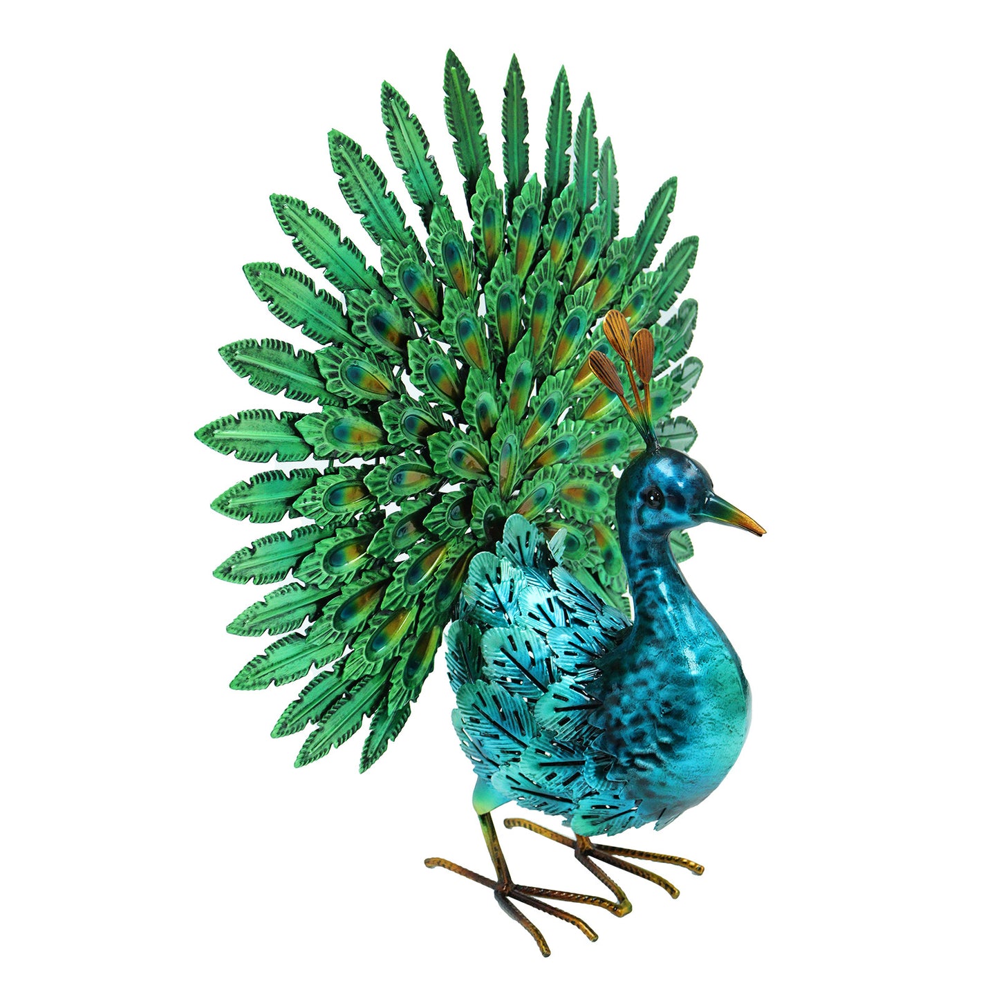 No.PQ1874 Metal Vibrant Emerald Peacock