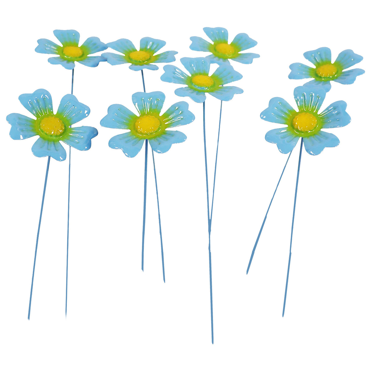 No.PS8002 Small Metal Forget Me Not Stakes