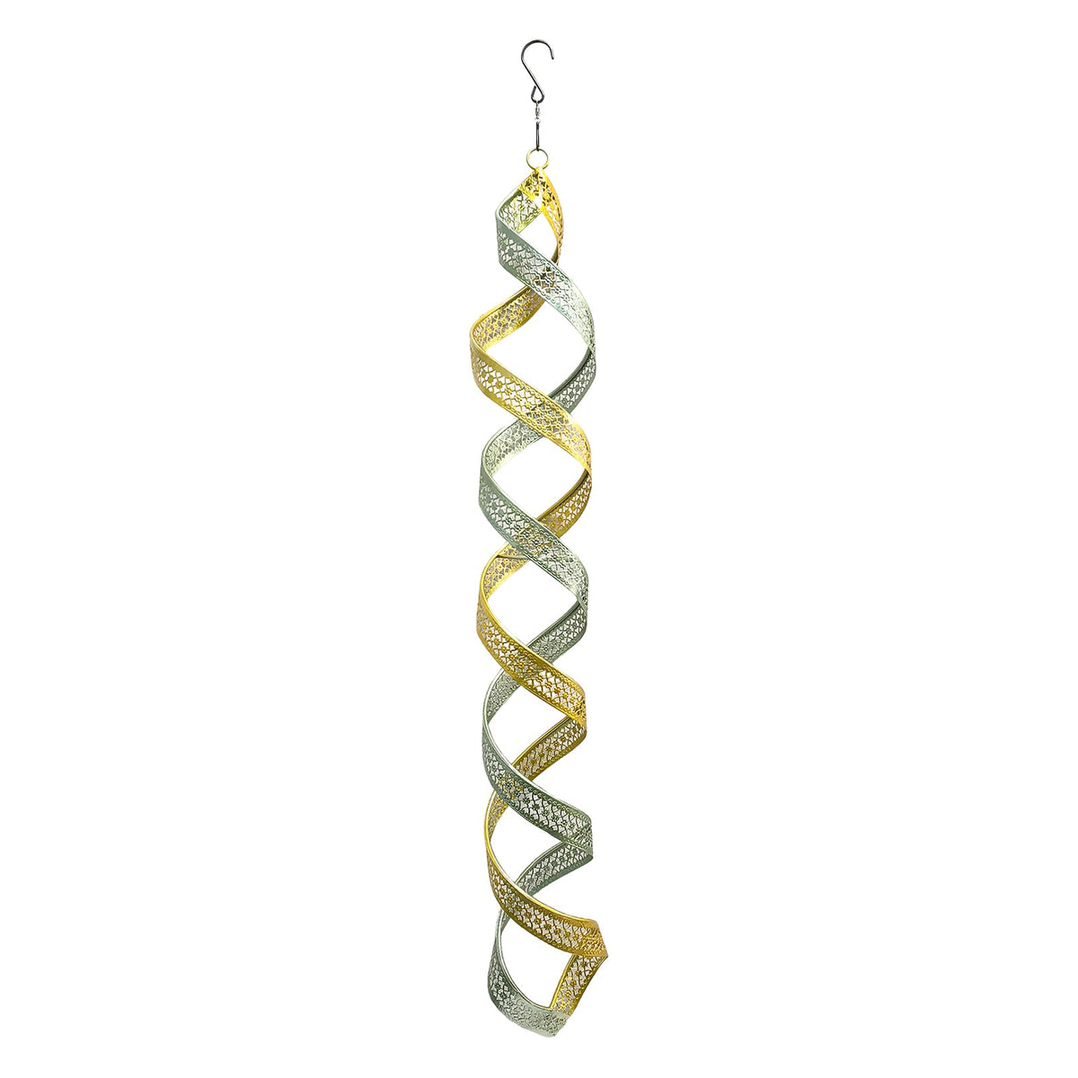 No.PT2822 Large Spiral Spinner - Sage & Gold