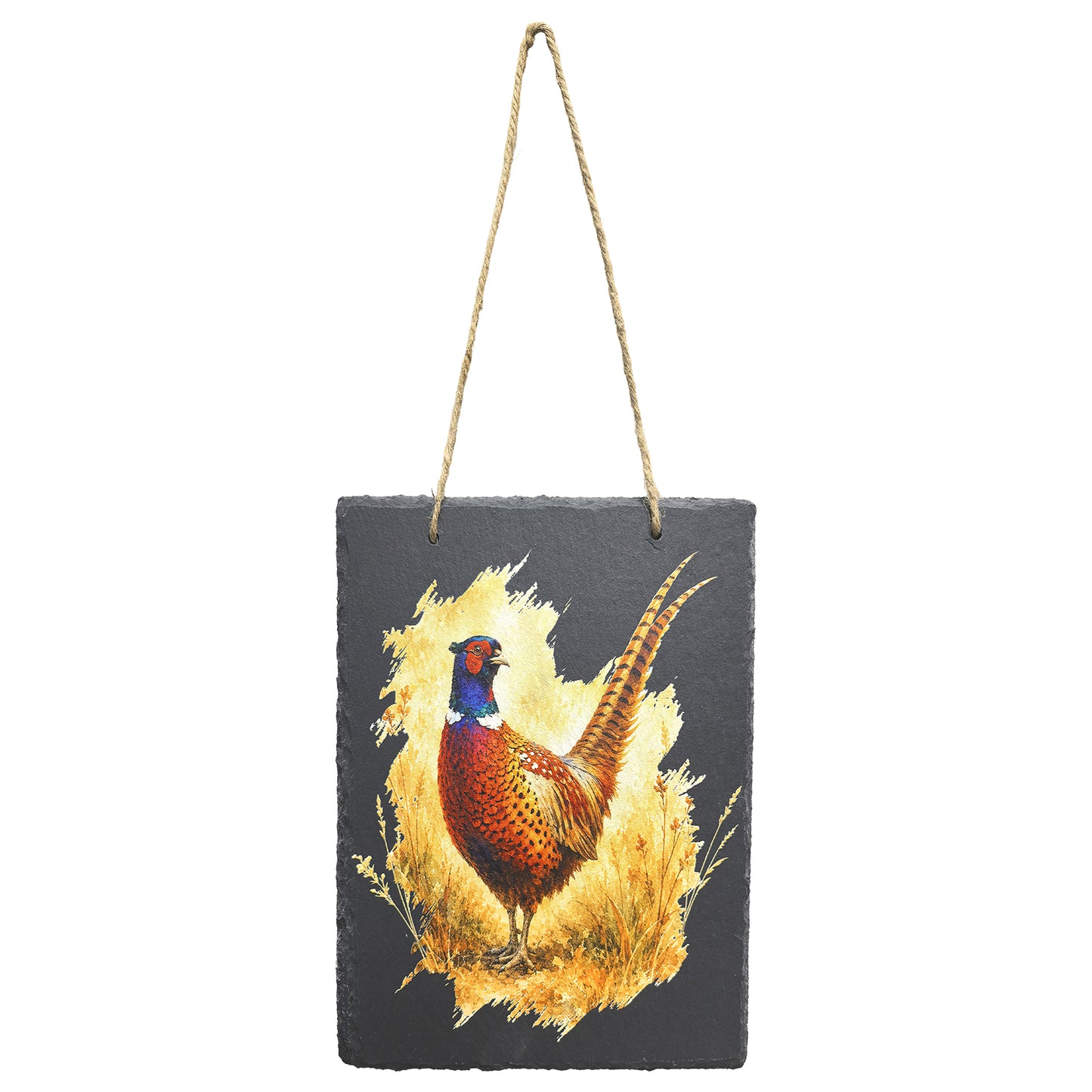 No.PT5113 Portrait Slate Art - Pheasant