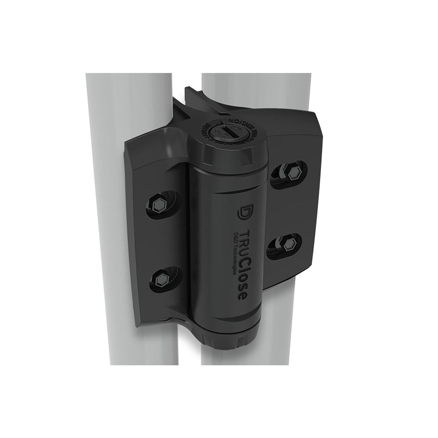 D&D TruClose Round Heavy Duty Hinges - for Different Diameter Gate Frames & Posts