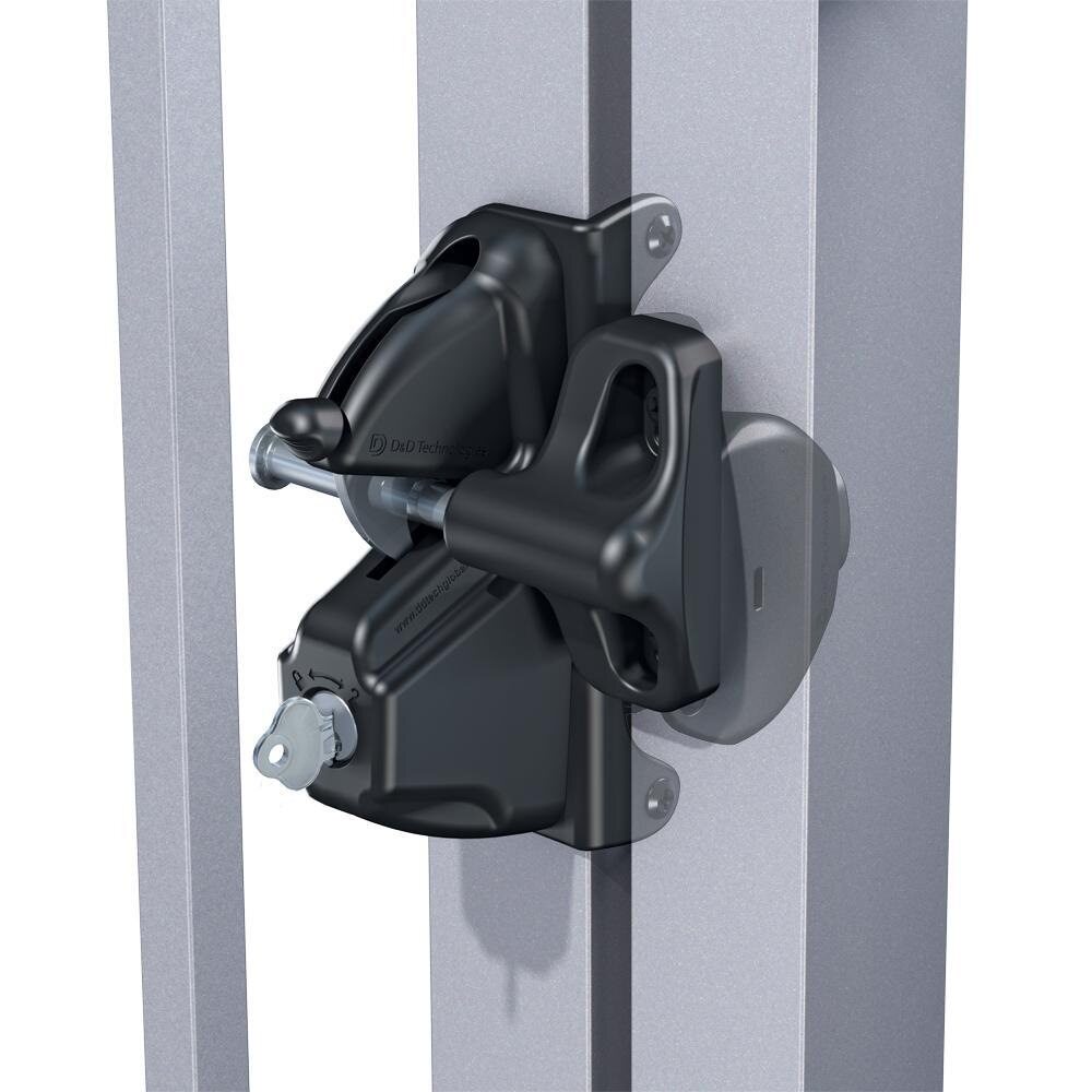 No.LLABRND D&D LokkLatch Round with External Access Kit - Wafer Key