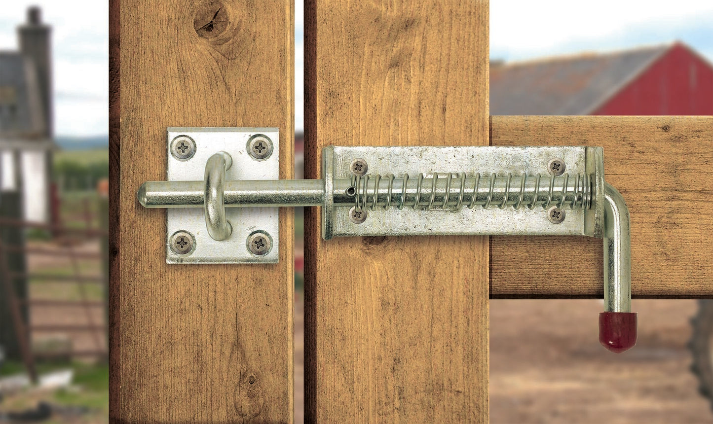 No.514 Spring Loaded Animal Bolts c/w HS9 Staple