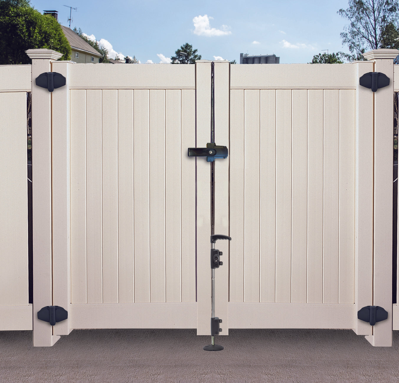 No.LB124BXLA D&D LokkBolt 24" Drop Bolt Keyed Alike - for Metal Gates
