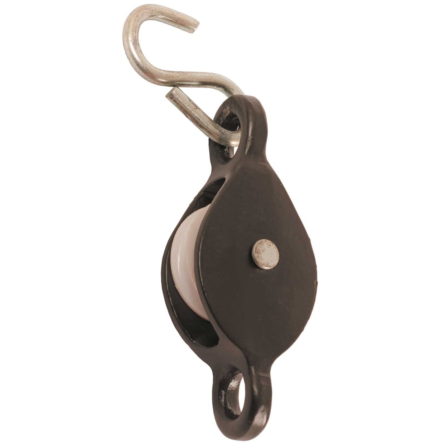 No.1260 Single Line Cast Pulley With Hook - Nylon Wheel