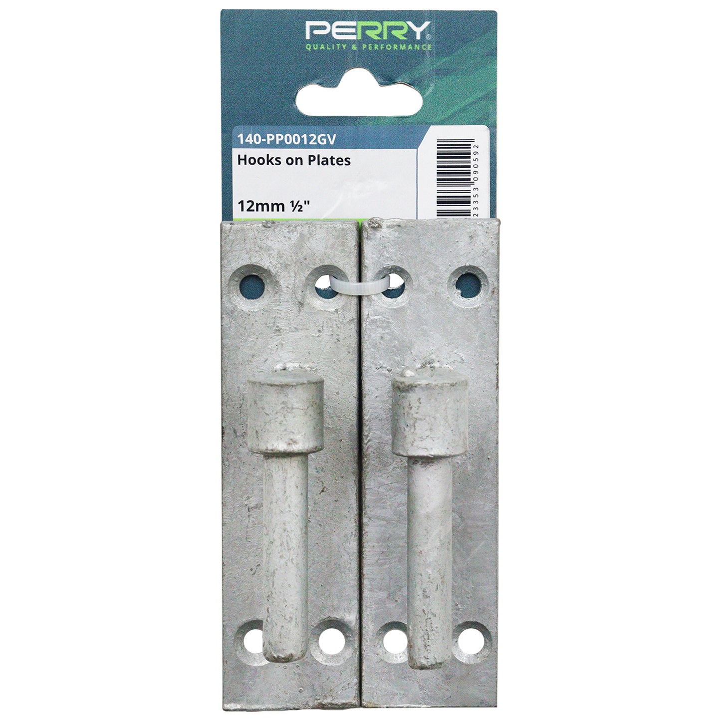 No.140/PP Hooks on Plates ONLY - PERRYPACK