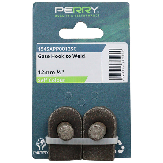 No.154/S Gate Hooks to Weld Straight End Base - PERRYPACK
