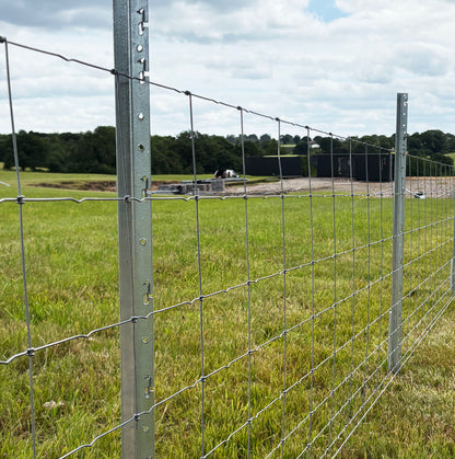 1.8m No.2170/POST QuickClip Metal Fencing System - Intermediate Post with 11 Holes and Anti-Pull SS