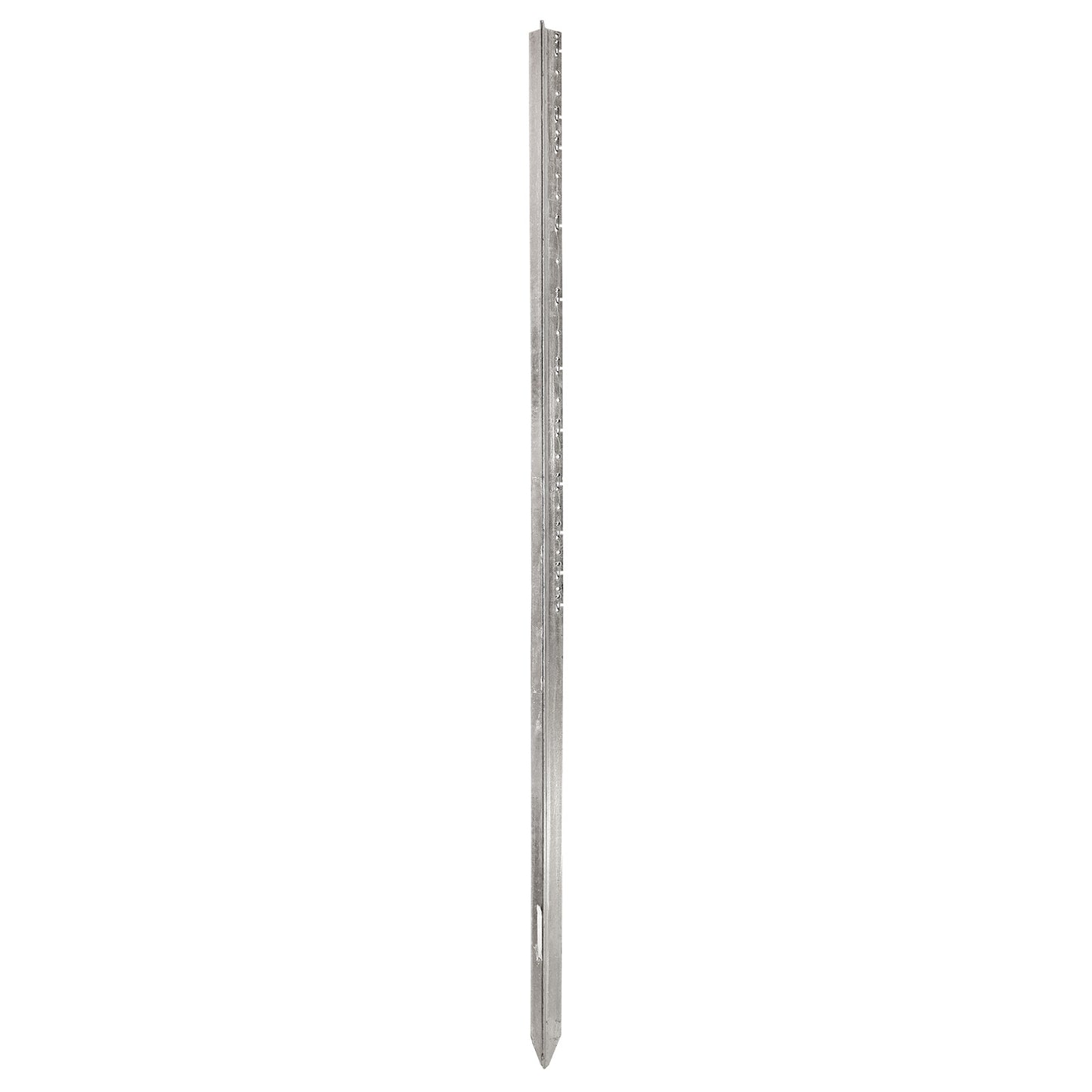 2.0m No.2174 QuickClip Metal Fencing System - Meaty Intermediate Post with 11 Holes and Anti-Pull SS