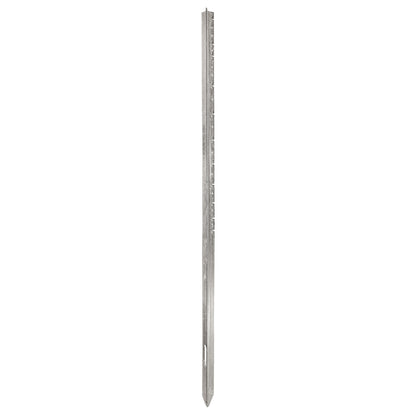 2.0m No.2174 QuickClip Metal Fencing System - Meaty Intermediate Post with 11 Holes and Anti-Pull SS