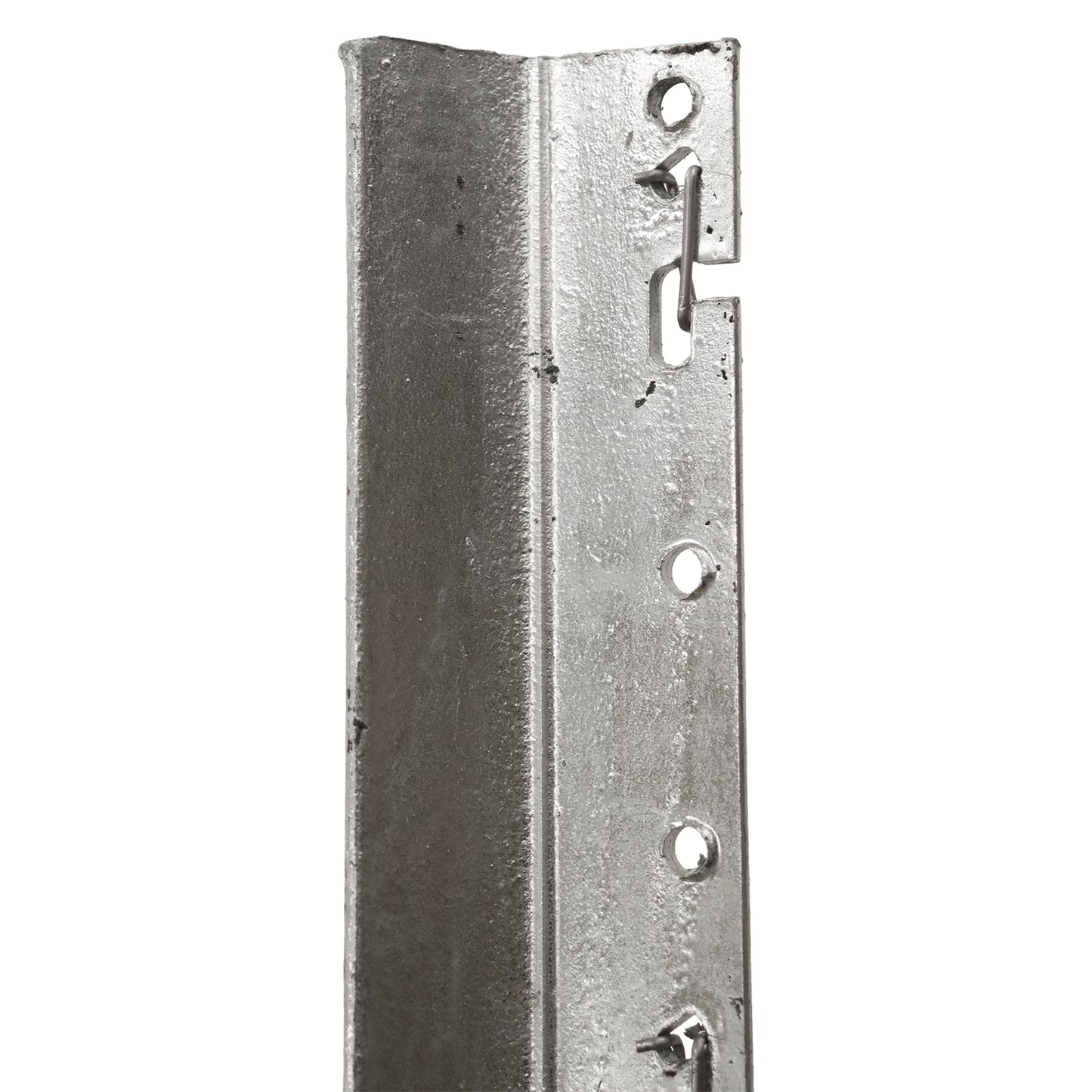 2.0m No.2174 QuickClip Metal Fencing System - Meaty Intermediate Post with 11 Holes and Anti-Pull SS