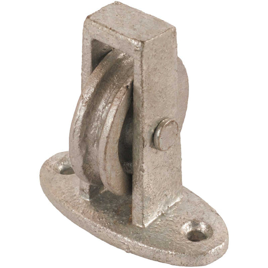 No.264/C Upright Cast Pulley - Cast Wheel Across the Plate
