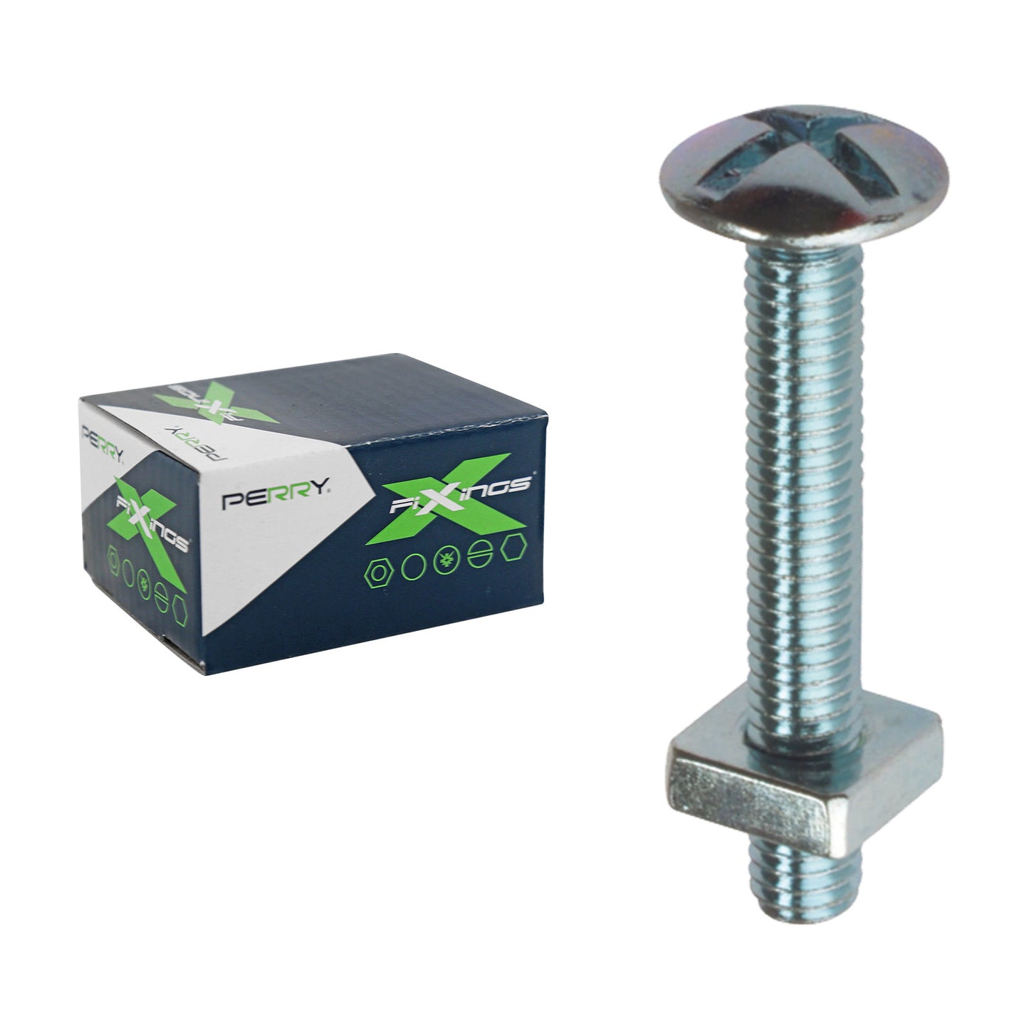 No.2786 Roofing Bolts - with Square Nuts