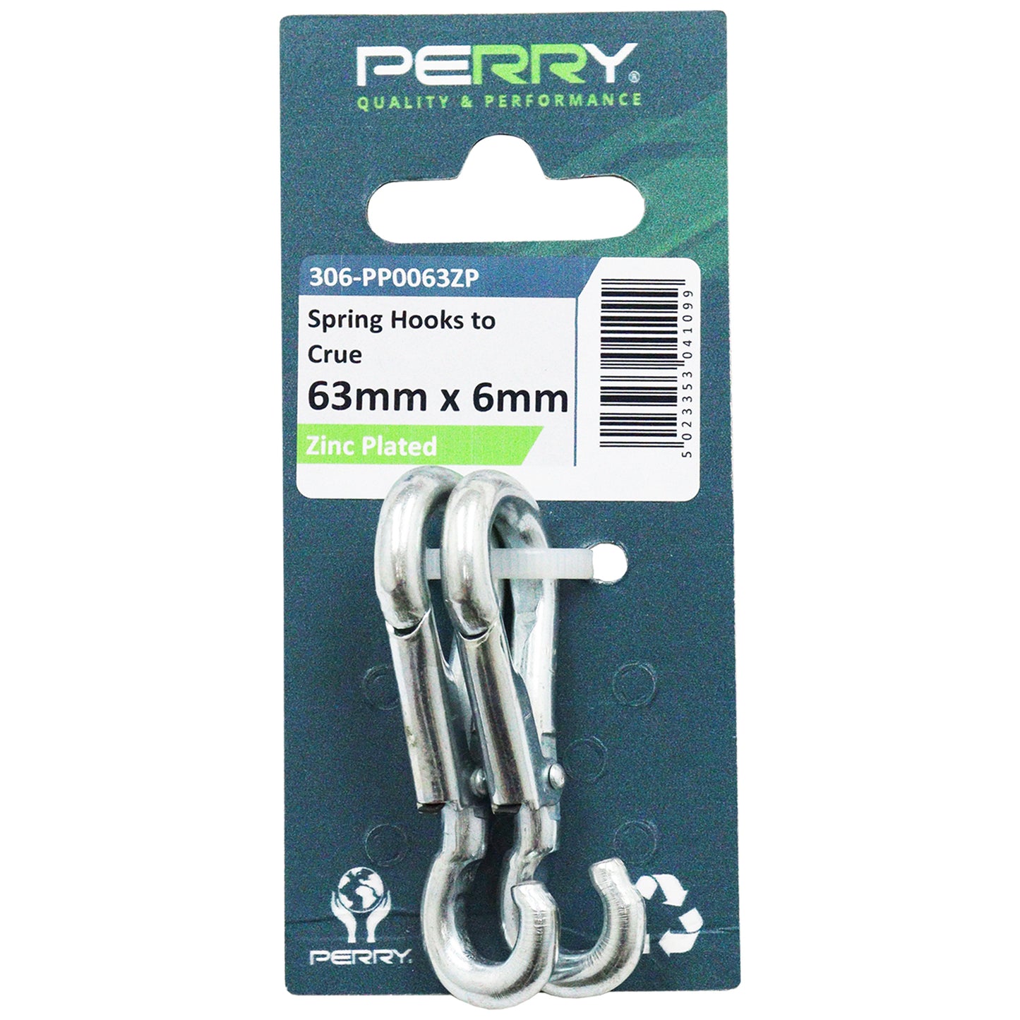 No.306/PP Spring Hooks to Crue - PERRYPACK