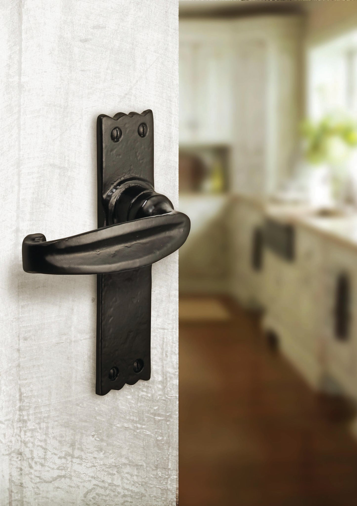 158mm x 38mm No.4005 Old Hill Ironworks Charlbury Suite Lever Latch Handles
