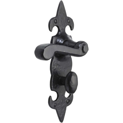 210mm x 57mm No.4013 Old Hill Ironworks Fulbrook Suite Lever Bathroom Handles