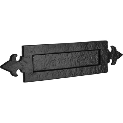 370mm x 95mm No.4372 Old Hill Ironworks Fleur de Lys Letter Plates