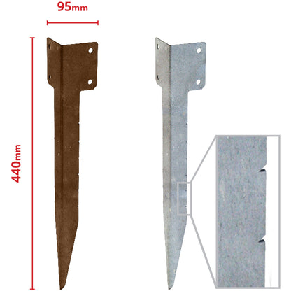 No.4713 SleeperSecure Single Sleeper Corner Support Spike