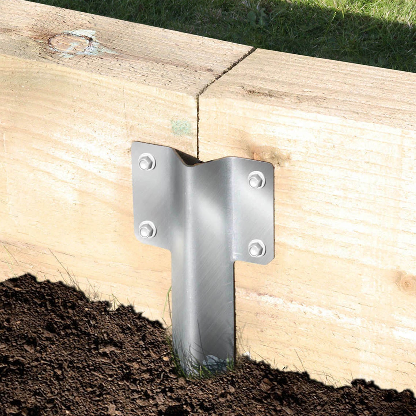 No.4715/S SleeperSecure Stainless Steel (A2/304) Single Sleeper Straight Support Spike