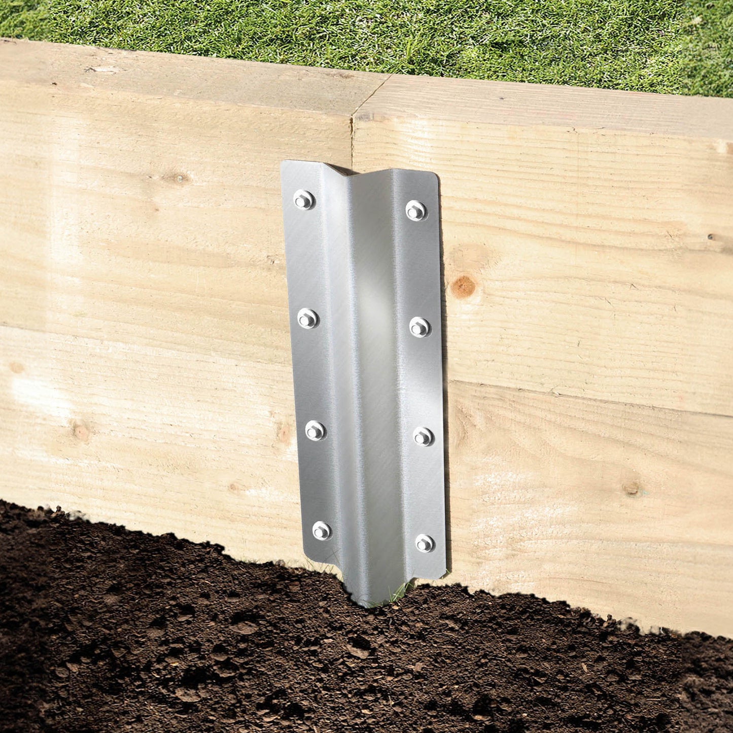 No.4716/S SleeperSecure Stainless Steel (A2/304) Double Sleeper Straight Support Spike