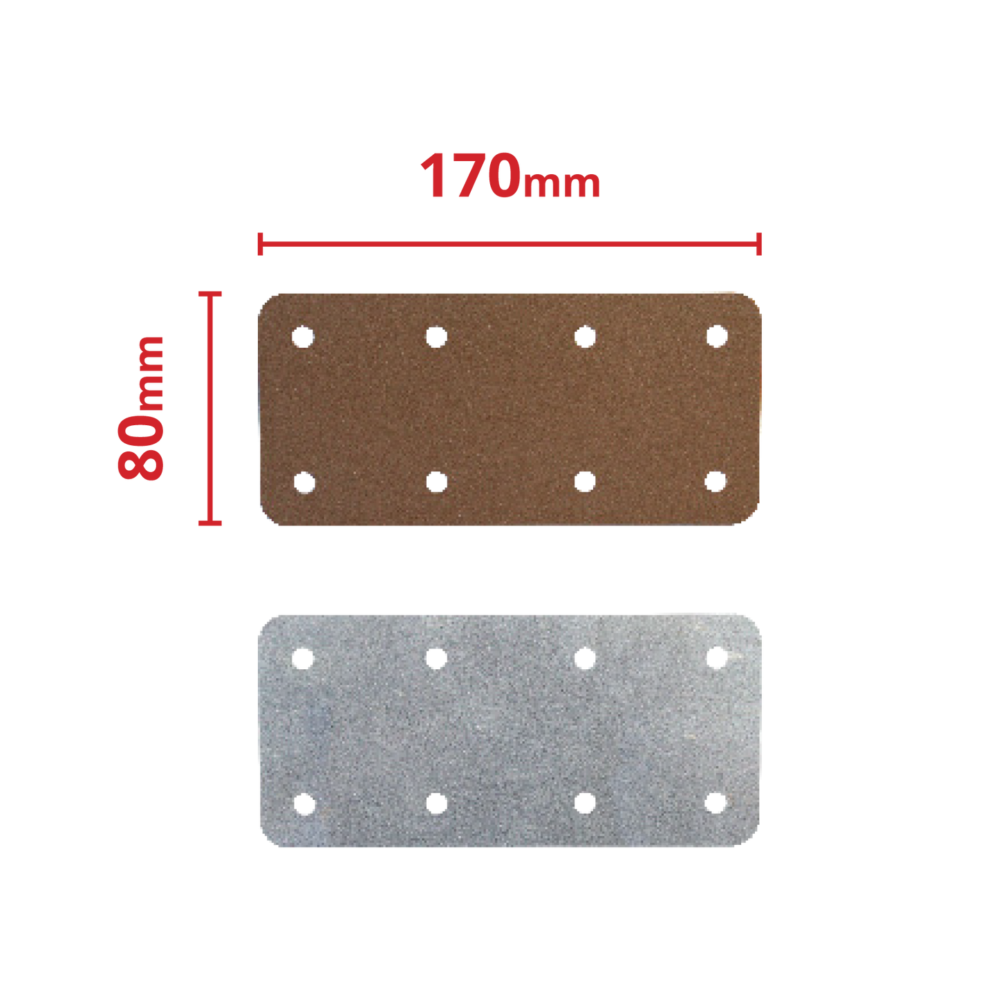 No.4718 SleeperSecure Short Internal Sleeper Straight Flat Support Plate