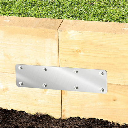 No.4719/S SleeperSecure Stainless Steel (A2/304) Long Internal Sleeper Straight Flat Support Plate